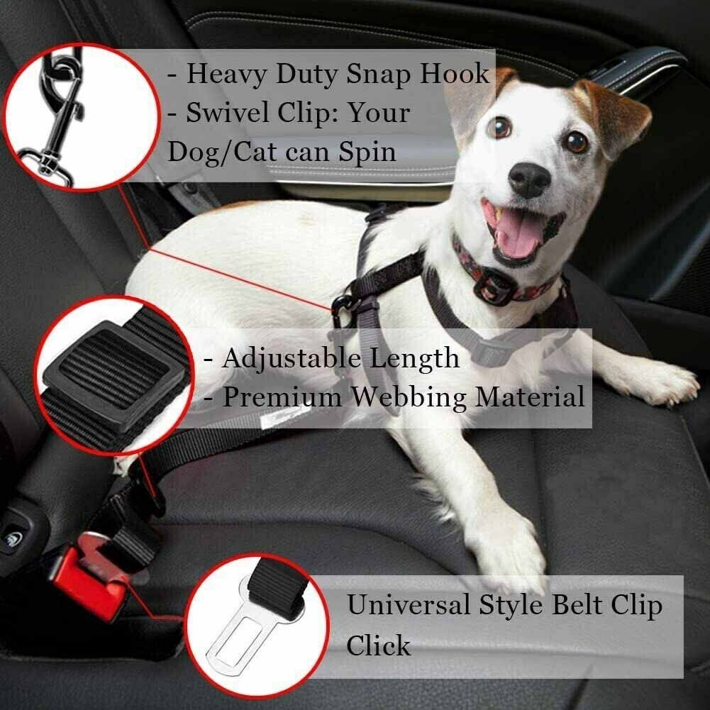 Furella Dog Seat-Belt Restraint (2-Pack)