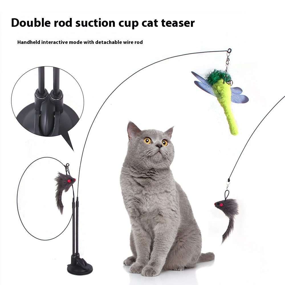 Furella Suction-Cup Cat Teaser Toy
