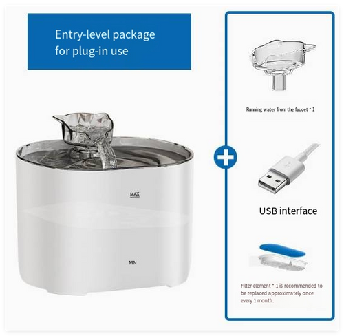 Furella Cat Water Fountain — Quiet & Filtered